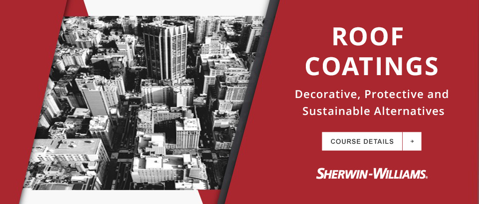 Owners look to roofing professionals to provide solutions that meet their short and long term roofing needs. Fluid Applied Roofing Systems offer a new generation of sustainable solutions. This course illustrates the different options building owners, specifiers, and applicators have available in today's marketplace. We will also address typical types of structures, roof substrates, and the various technologies available along with the residual benefits of energy savings and sustainability. 