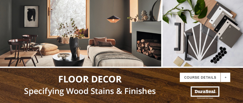 Looking for information to help clients navigate color, product and application choices for refinishing their wood floors? In this course you will learn the basics of how to specify a color and coating system, as well as troubleshooting irregularities in the finish.